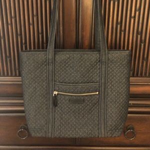 Vera Bradley Iconic Small Vera Tote, Denim Navy